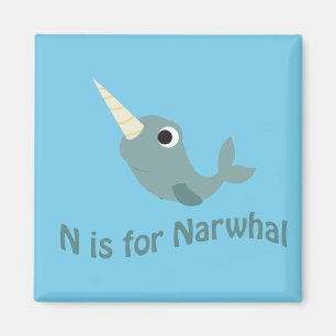 Aimant N is for Narwhal