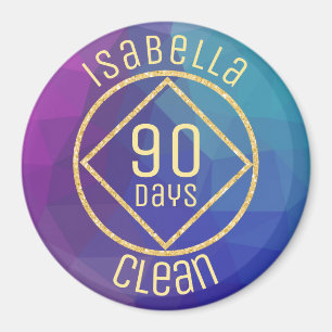 Aimant NA Narcotiques personnalisées Temps propre anonym