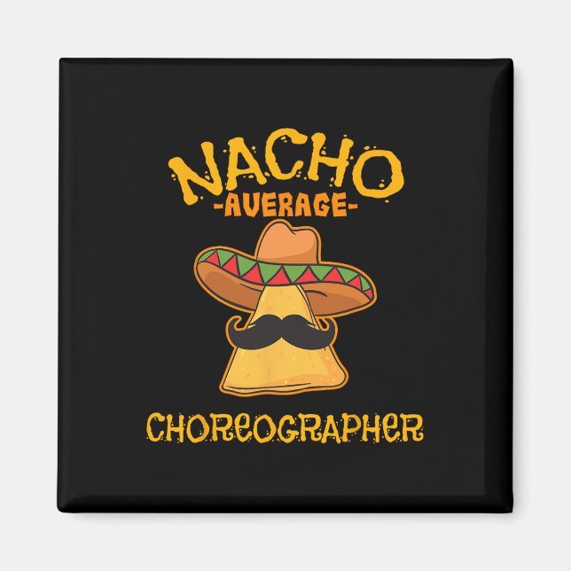 Aimant Nacho Moyenne Chorégraphe Cinco De Mayo Danser (Devant)