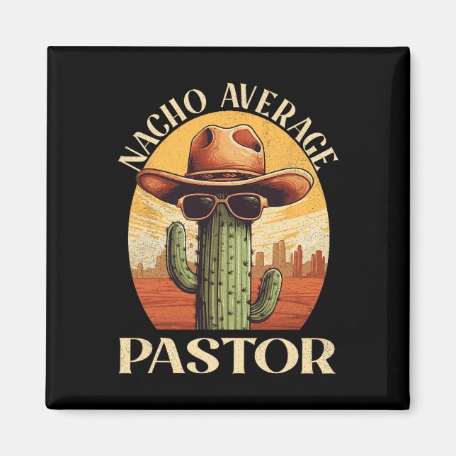 Aimant Nacho Pasteur moyen Cinco De Mayo Pères mexicains (Devant)