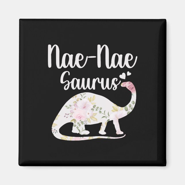 Aimant Nae Nae Saurus Grand-mère Fête des Mères Action de (Devant)