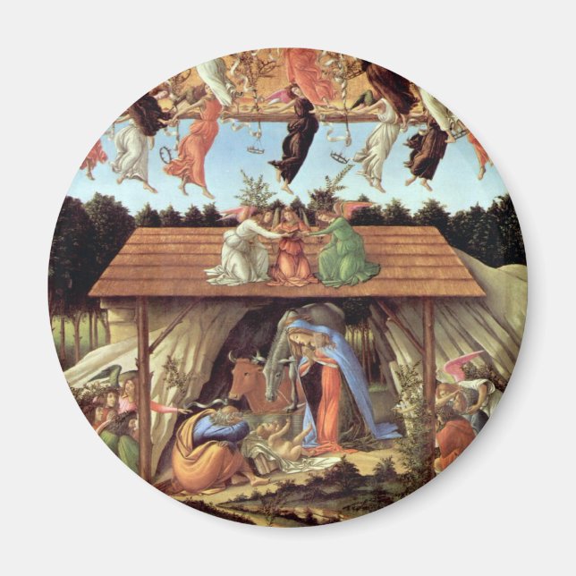 Aimant Naissance du Christ, Nativité mystique de Botticel (Devant)