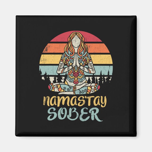 Aimant Namastay Sobre Na Aa Méditation de Récupération en (Devant)