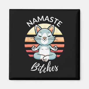 Aimant Namaste Es Yoga Sarcastique Drôle De Méditation Yo