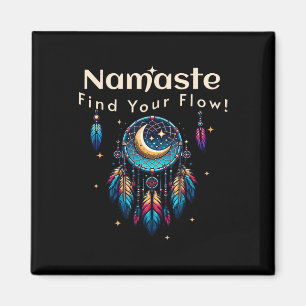 Aimant Namaste Trouvez Votre Flux Lune Croissante Attrape
