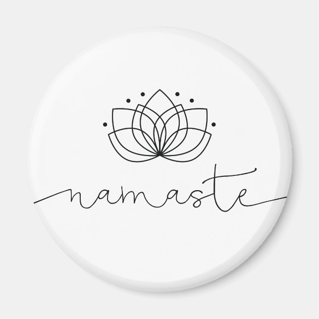 Aimant Namaste Typographie (Devant)