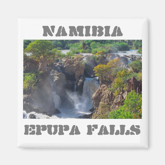 Aimant Namibie Kunene River Epupa Falls Paysage Baobabs (Devant)