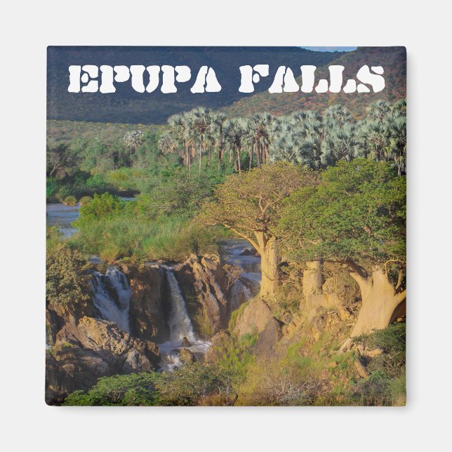 Aimant Namibie Kunene River Epupa Falls Paysage Baobabs (Devant)
