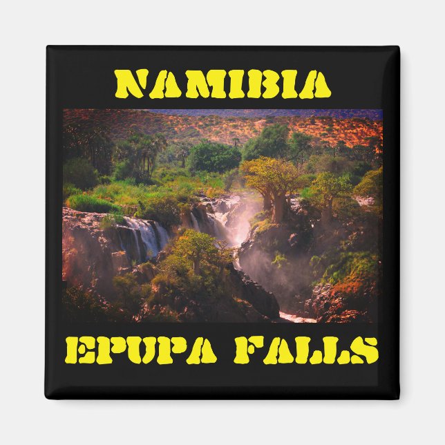 Aimant Namibie Kunene River Epupa Falls Paysage Baobabs (Devant)