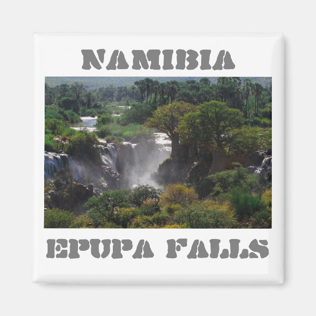 Aimant Namibie Kunene River Epupa Falls Paysage Baobabs (Devant)