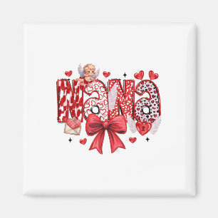 Aimant Nana Coquette Bow Happy Valentine Day Maman Mère C