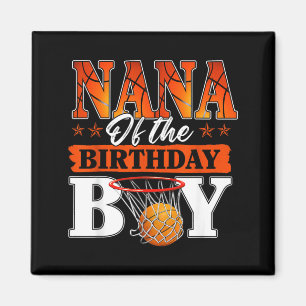 Aimant Nana de baseball du garçon d'anniversaire de la fa