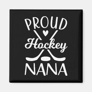 Aimant Nana hockey sur glace grand-mère du joueur de hock
