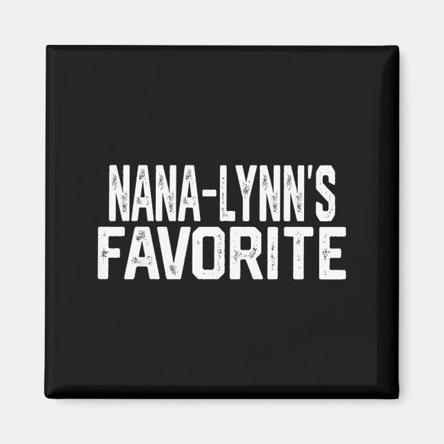 Aimant Nana-lynn’s Favorite Funny Grandparent Granhild Vi (Devant)