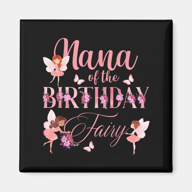 Aimant Nana Of The Birthday Fairy First Birthday Family M (Devant)
