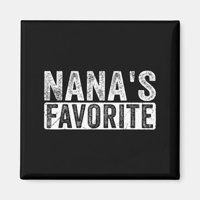 Aimant Nana’s Favorite Cute Family Granhild Quote Proud G (Devant)