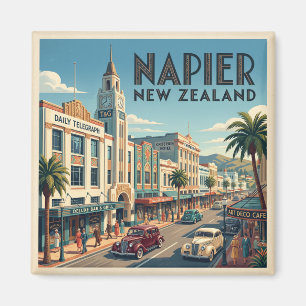 Aimant Napier Art déco Nouvelle-Zélande