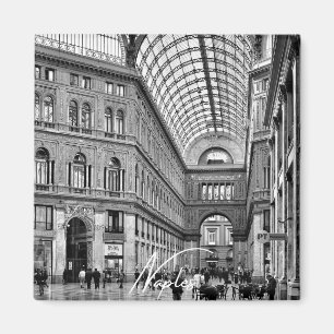 Aimant Naples Noir et Blanc (Naples)