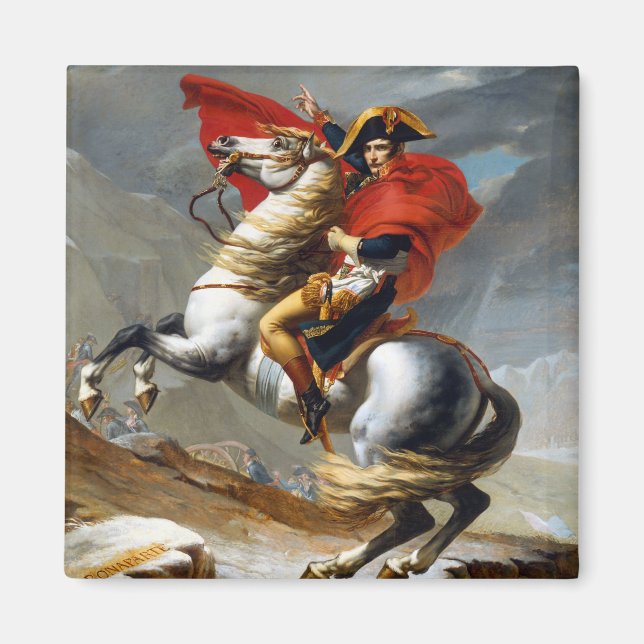 Aimant Napoléon Bonaparte Peinture de Jacques-Louis David (Devant)