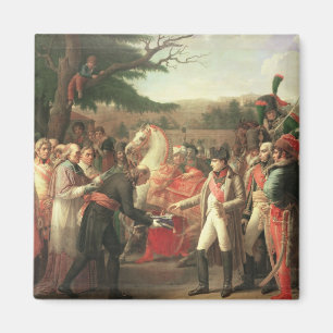 Aimant Napoleon Bonaparte recevant les clés