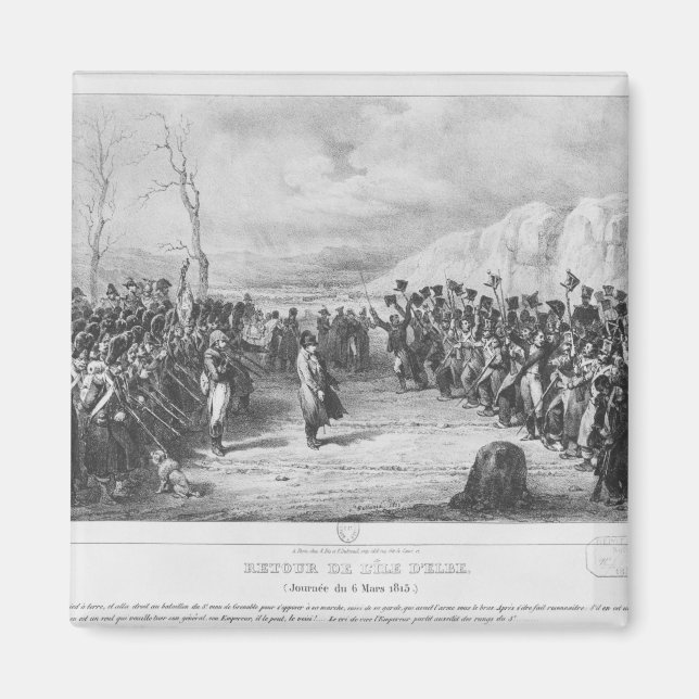 Aimant Napoléon I de retour d'Elba (Devant)