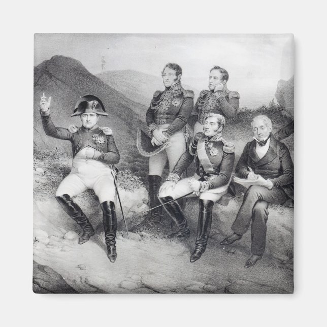 Aimant Napoléon I dicte des mémoires à Emmanuel Las (Devant)