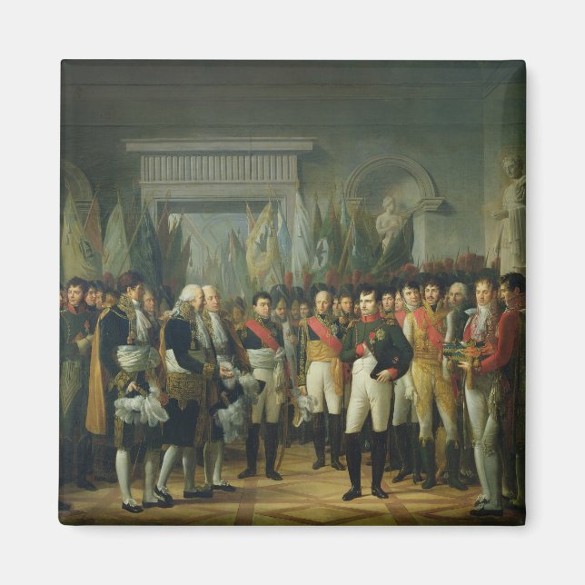 Aimant Napoléon I recevant les députés (Devant)