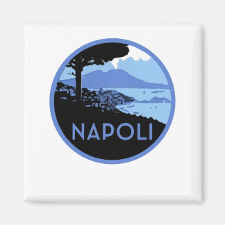 Aimant Napoli Mont Vésuve - Retro Naples Italie