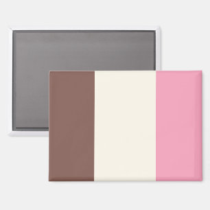 Aimant Napolitain Crème glacée Motif vertical de bande