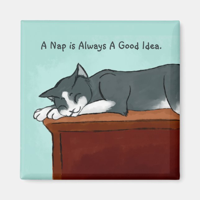 Aimant Napping Kitty (Devant)