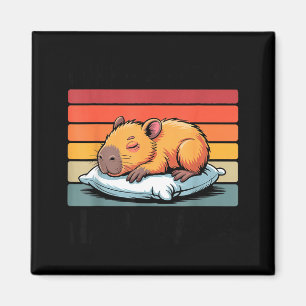 Aimant Napybara pour hommes femmes capybara mignon sleeng