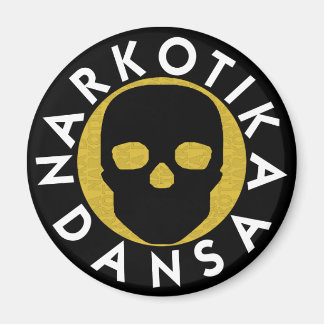 Aimant NARKOTIKA LIV Beurre magnétique rond noir N3