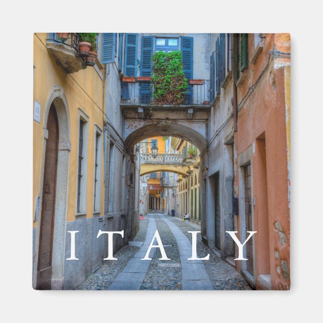 Aimant Narrow city street, Italy (Devant)
