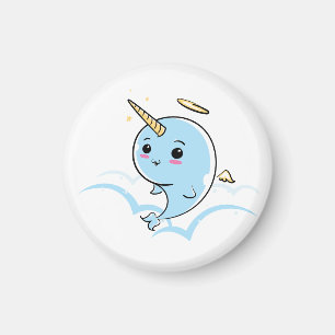 Aimant Narwhal Angel Cutie