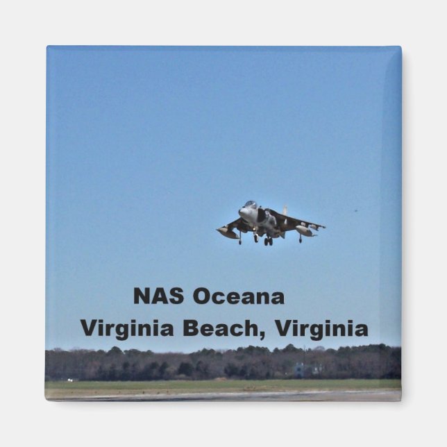 Aimant NAS Oceana, Virginia Beach, Virginie (Devant)