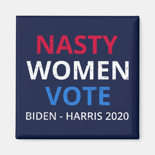 Aimant Nasty Women Vote I (Devant)