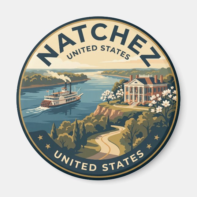 Aimant Natchez Mississippi (Devant)