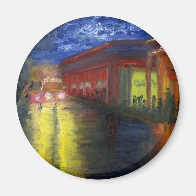 Aimant Natchitoches, Louisiane à la nuit (Devant)