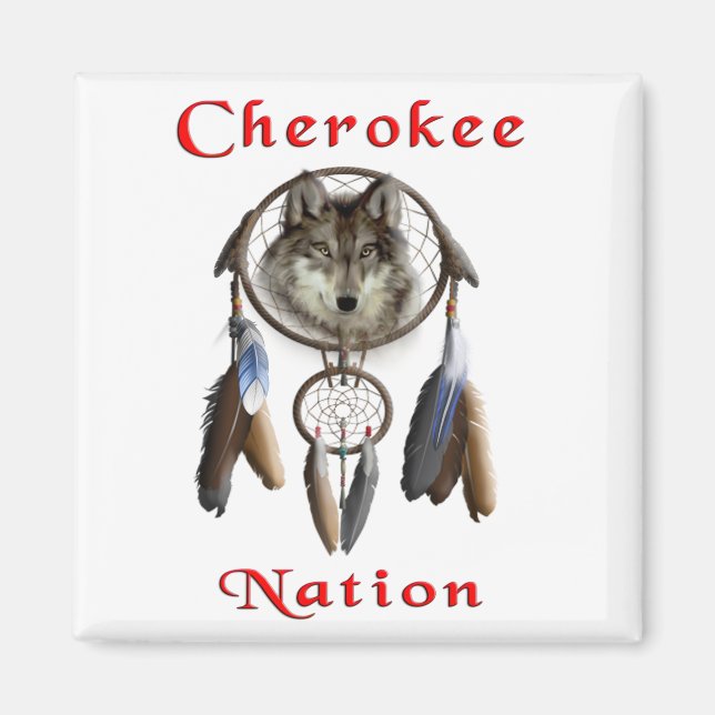 Aimant Nation cherokee (Devant)