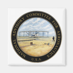 Aimant National Advisory Committee for Aeronautics Logo