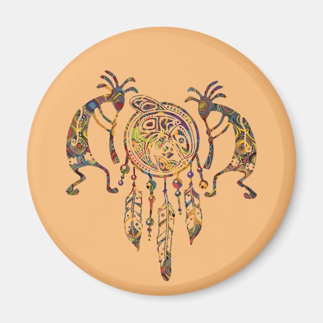 Aimant Native American Kokopelli (Devant)