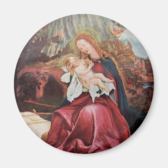 AIMANT NATIVITÉ AVEC ANGELS - MAGIE DE NOËL (Devant)