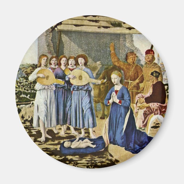 Aimant Nativité De Piero Della Francesca (Meilleure Quali (Devant)