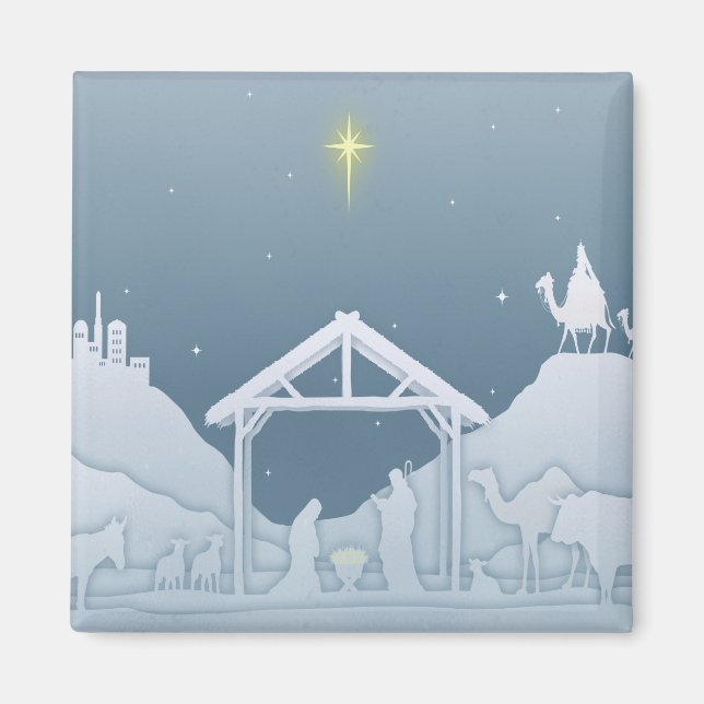 Aimant Nativity Scene (Devant)