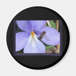 Aimant Nature des oiseaux de pied de violette d'amour