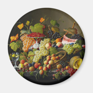 Aimant Nature morte aux fruits abondants de Severin Roese