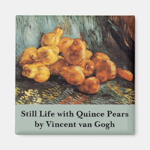 Aimant Nature morte avec des poires de coings par Vincent