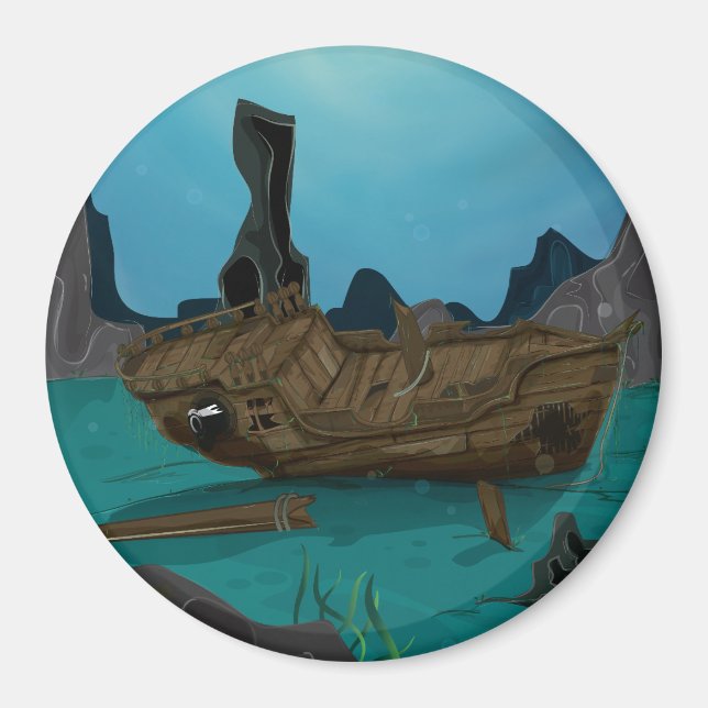 Aimant Naufrage sous-marin (Devant)