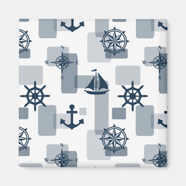 Aimant Nautical pattern (Devant)