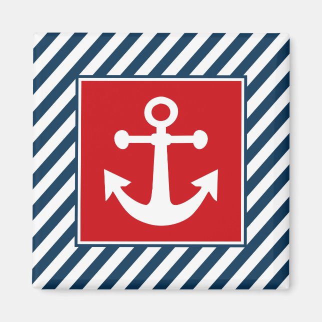 Aimant Nautical themed design (Devant)